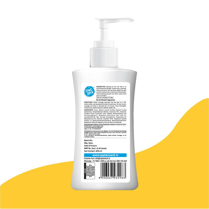 Barking Up The Tea Tree Shampoo 500ml - Captain Zack