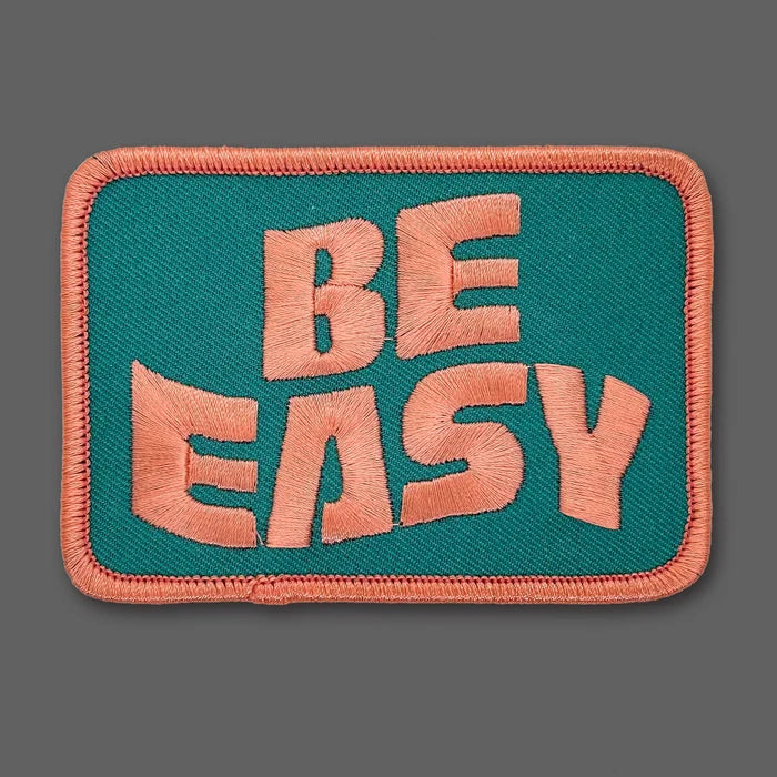 Be Easy (Teal/Peach) Souvenir Patch