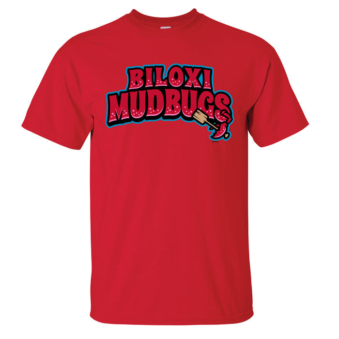 Biloxi Mudbugs Font Tee
