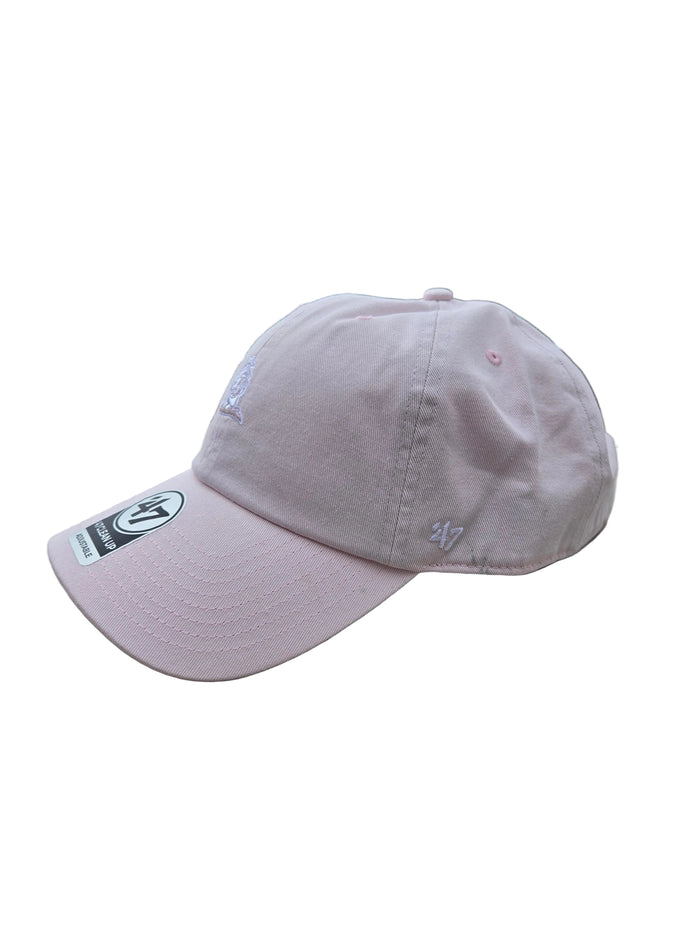 Biloxi Shuckers '47 Clean Up Adjustable Cap in Pink with Lighthouse Logo