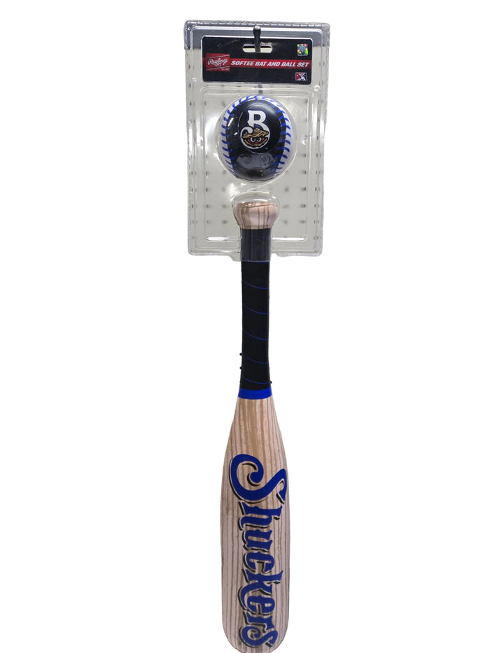 Biloxi Shuckers Softee Bat and Ball Set