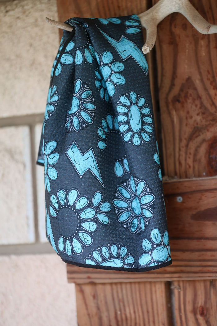 Black Conch Dish/Bathroom Towel
