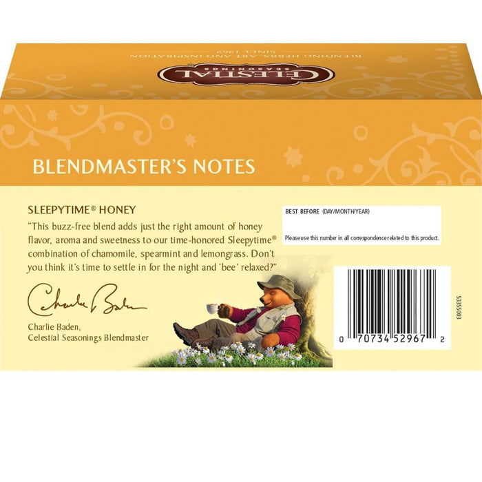 Celestial Seasonings - Herbal Tea, Sleepytime, Honey - 20 Ct - 6 Pack