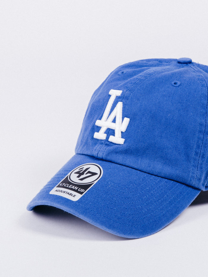 gorra 47 CLEAN UP Los Angeles Dodgers Dad Hat Royal Blue visera curva baisbol LA