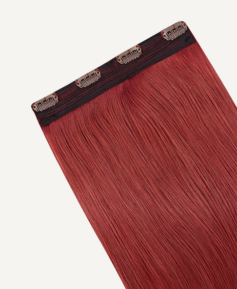 clip-in volumizer ruby red.