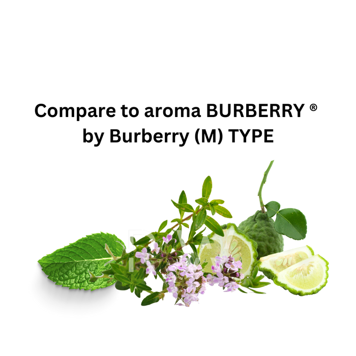 Compare to aroma Burberry (M) by Burberry ® ~ Body Oil Type (Wholesale)