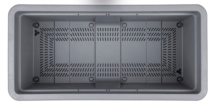 Cosmo Deck Planter 30.7" Pearl
