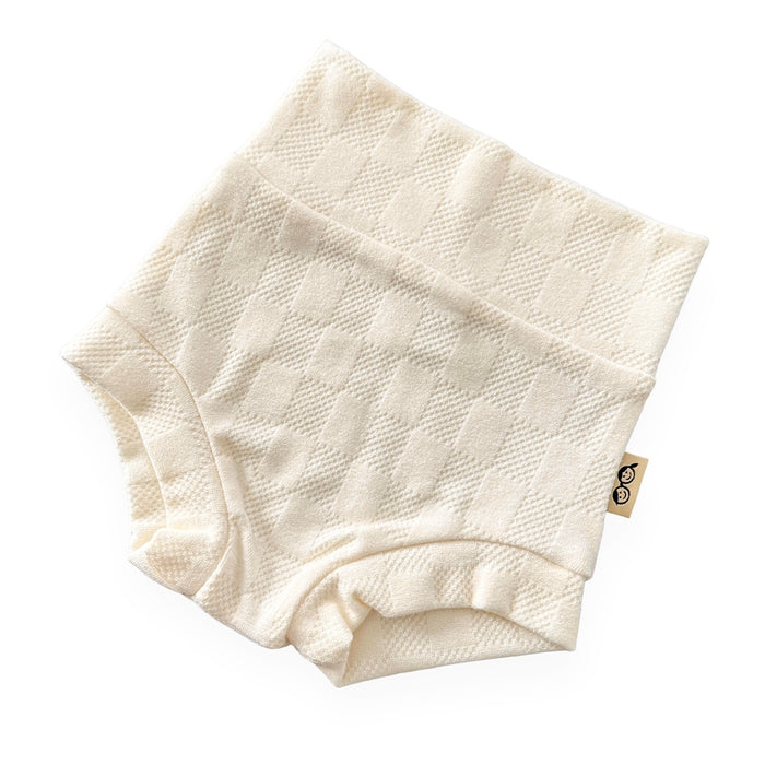 Cream Checkers Bummies
