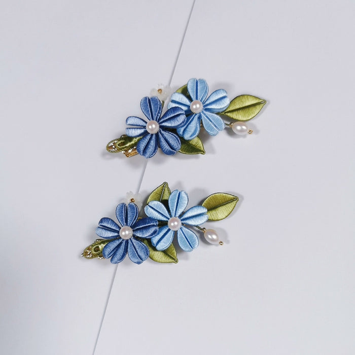Daisy Handmade Hairclip - Silk Hairclip(Chanhua)