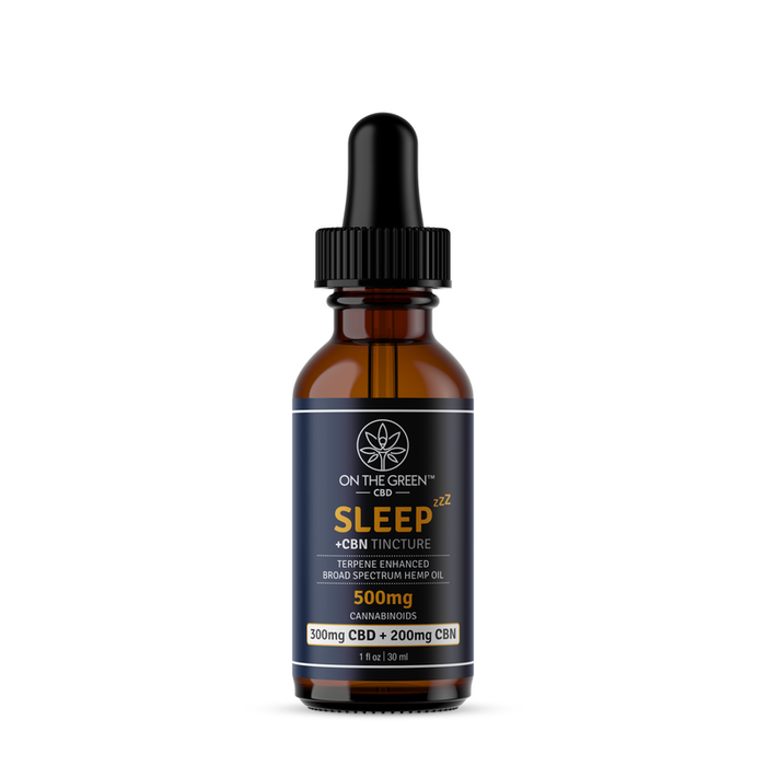 DISCONTINUED -SLEEP - Broad Spectrum + CBN Tincture 500 mg | On The Green