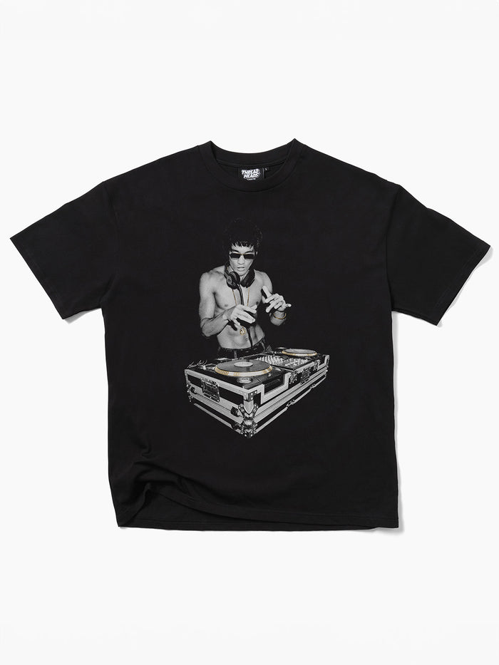 DJ Bruce Lee T-Shirt | Black-Image 1