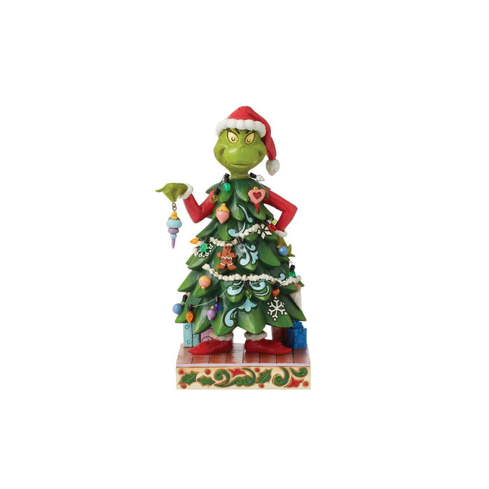 Enesco Jim Shore Dr. Seuss Grinch Dressed as Tree Figurine