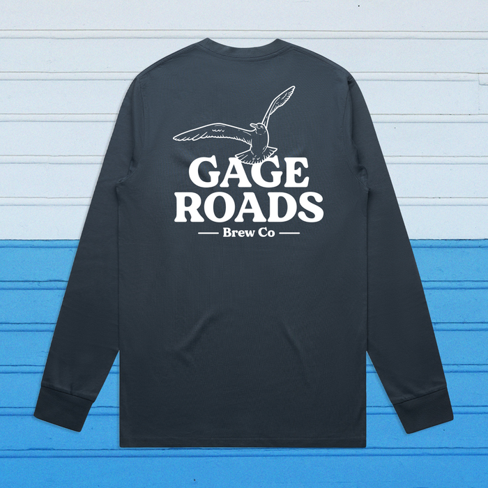 Gage Roads Hero Long Sleeve Tee - Petrol Blue