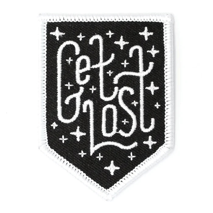 Get Lost Embroidered Iron-On Patch