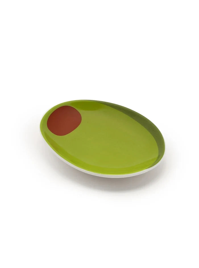 Green Olive - Ceramic Trinket & Jewelry Tray / Dish