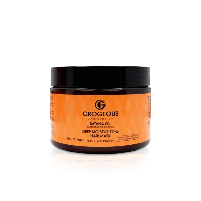 Grogeous Batana Oil Deep Moisturizing Hair Mask - Keratin & Protein Repair (300g)