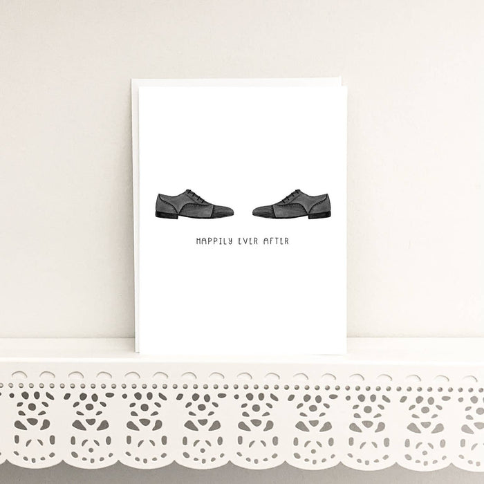 Happily Ever After Mr + Mr Newlywed Gay LGBTQ+ Greeting Card - Magnolia Lane co. Home + Garden + Gift