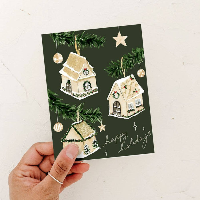 Happy Holidays Gingerbread House Card - Magnolia Lane co. Home + Garden + Gift