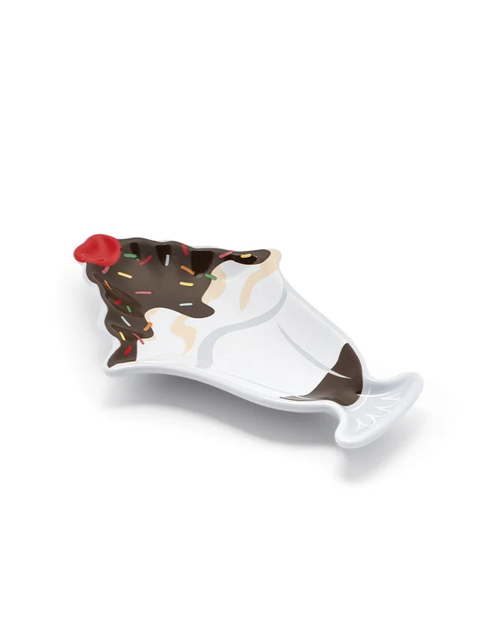 Ice Cream Sundae- Ceramic Trinket & Jewelry Tray / Dish