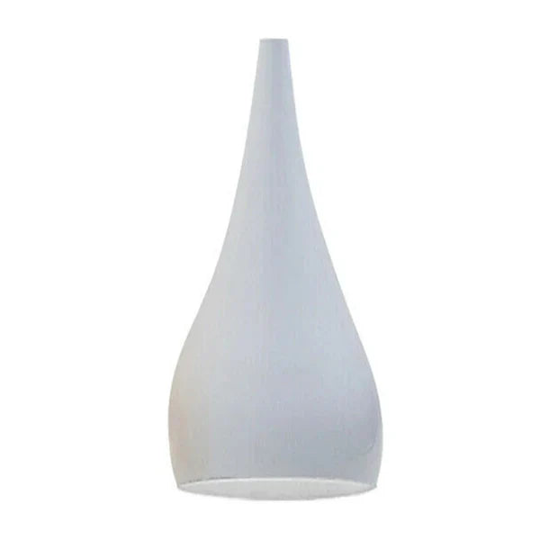 Industrial vintage E27 Tear Drop White Beat Style pendant shade ~3977