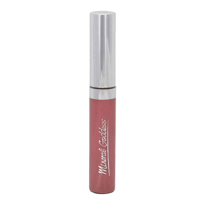 Rosy - Creamy lips lip gloss on a white background.