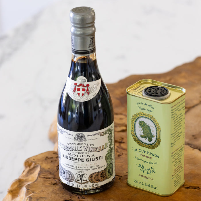 Olive Oil and Balsamic Vinegar Bundle Treat Caffe Luxxe