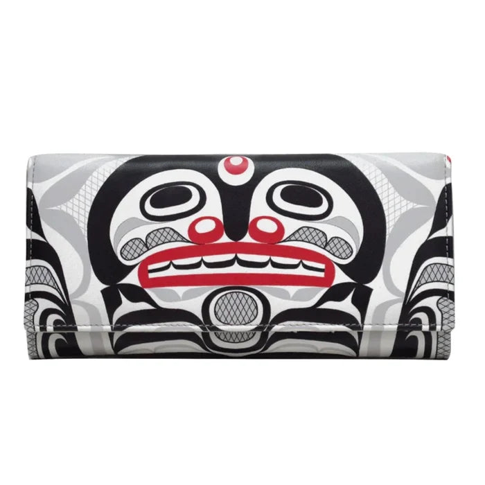 OSCARDO Wallet - Killer Whale Crosshatch