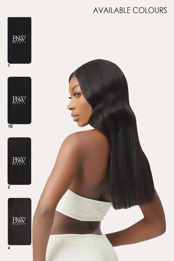 OUTRE 100% REMI HUMAN HAIR WEAVE MYLK YAKI 18" - BSW BEAUTY CANADA