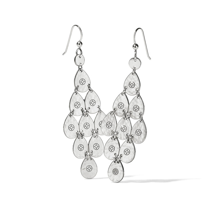 Palm Canyon Teardrop French Wire Earrings/silver