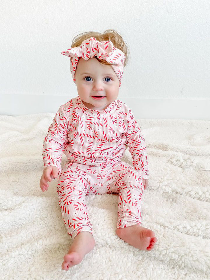 Pink Candy Canes Headbands