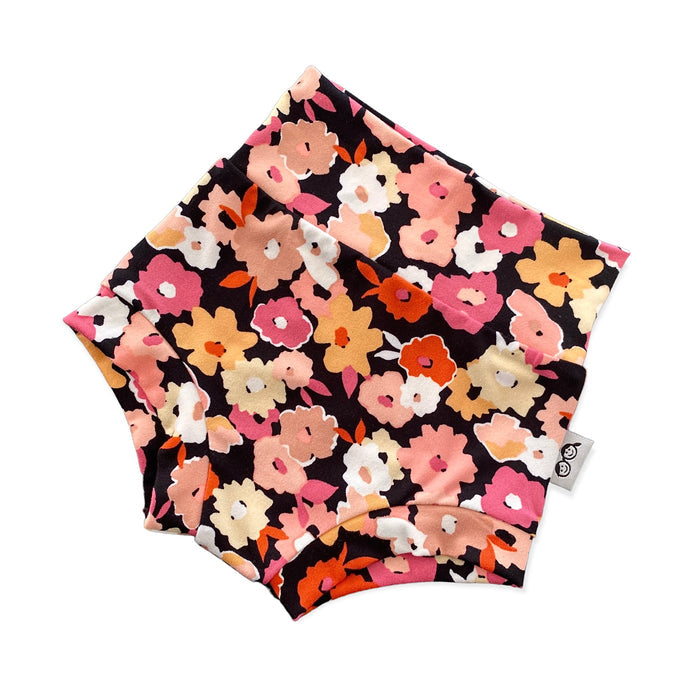 Poppies on Black Bummies