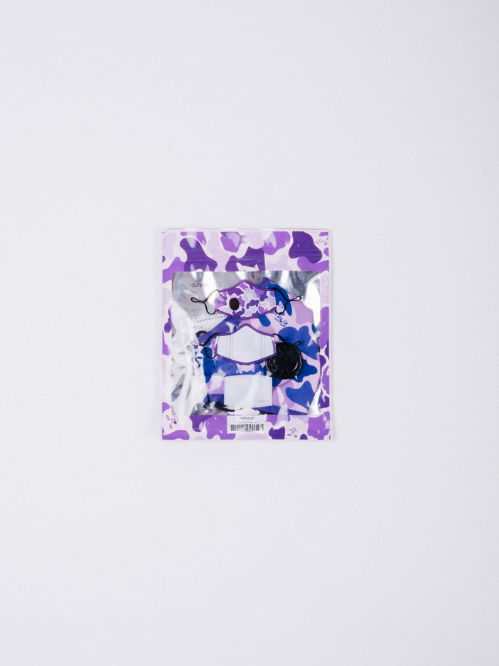 Purple Camo Face Mask - La Tienda de las Gorras
