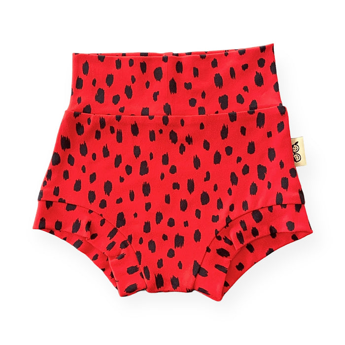 Red Brush Spots Summer Lounge Set