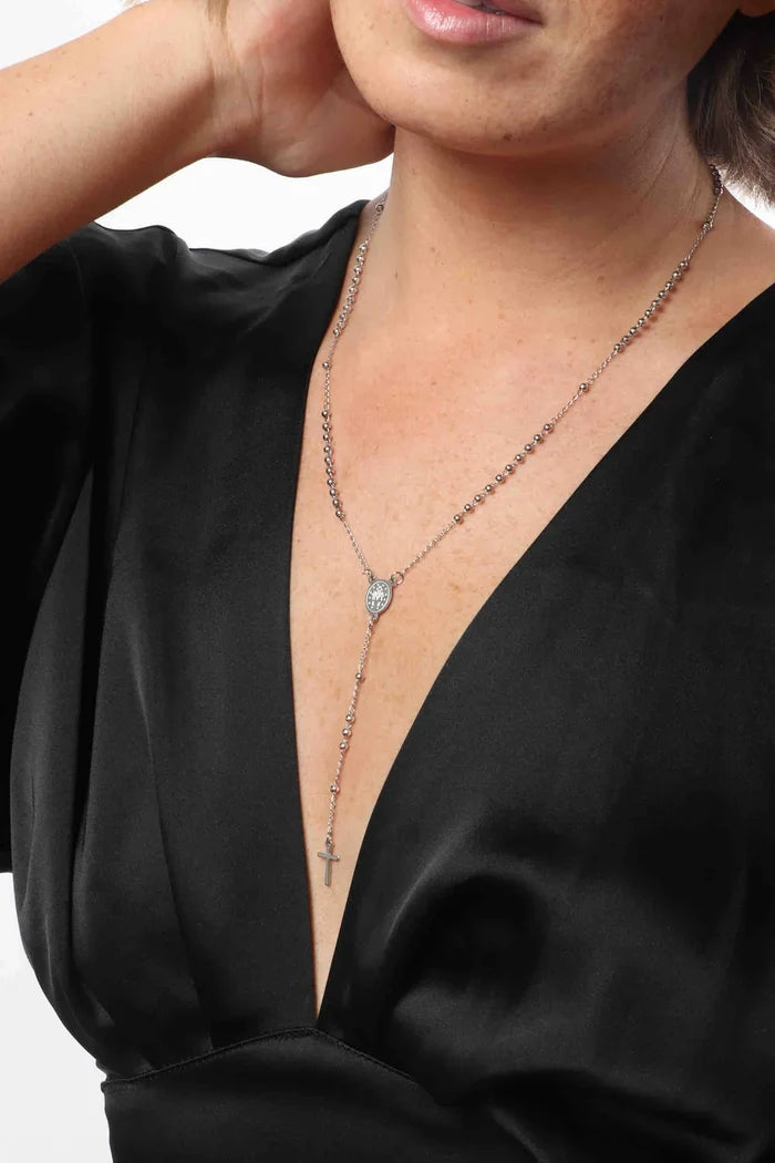 Rosary 3mm- Silver