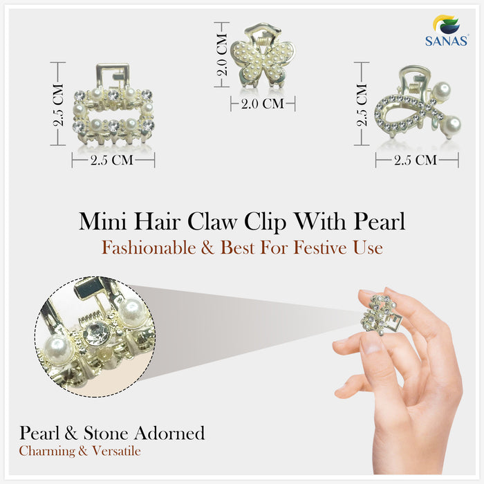 Luxury crystal stone hair clips for women and girls