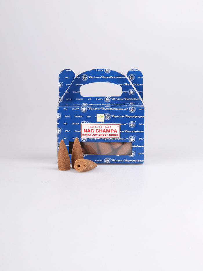 Satya Nag Champa Backflow Cones 24pcs | One Colour-Image 2