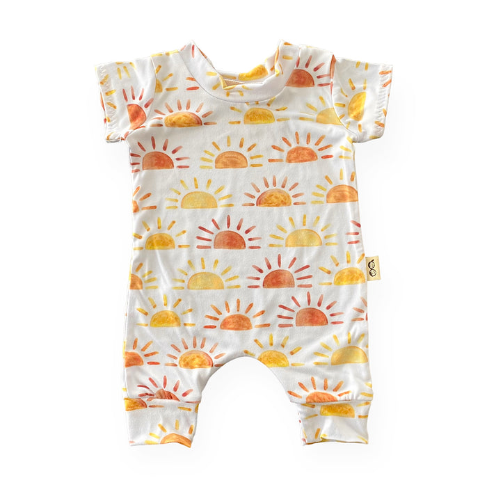 Sunshine Stripe Harem Romper