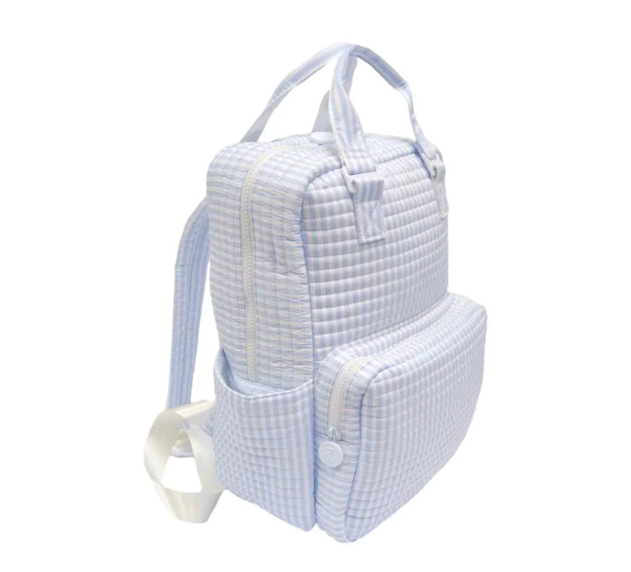 TRVL Quilted All You Need Bag - Pimlico Stripe Chamberry