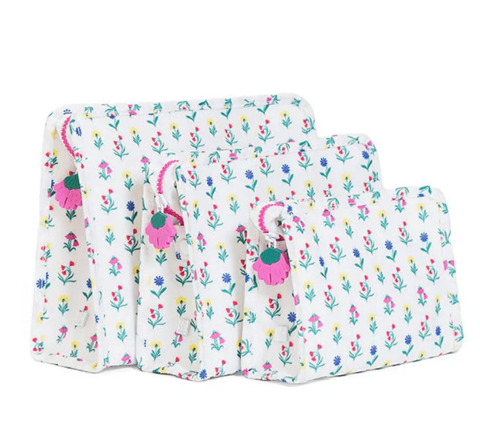 TRVL Roadie Small Zip Pouch - Wild Flower