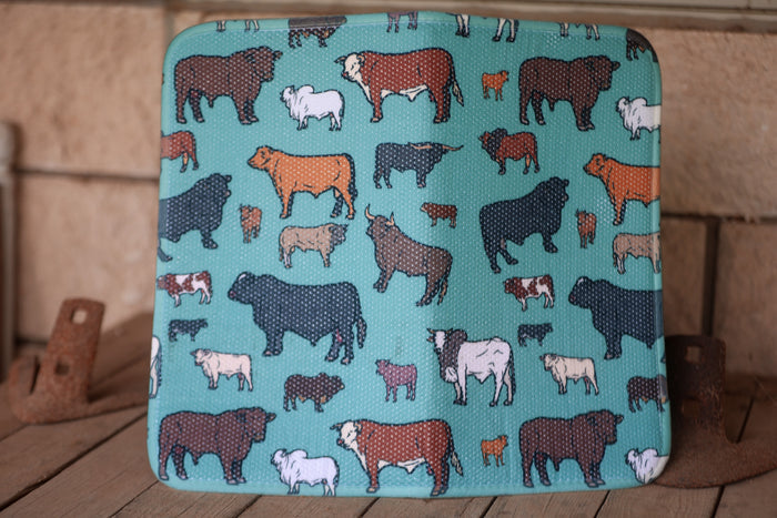 Turquoise Cattle Drying Mat