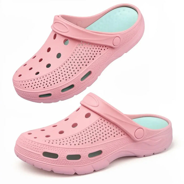 Unisex breathable orthopedic clogs by LondonLaneStore with slip-resistant soles and comfortable design for everyday wear.
