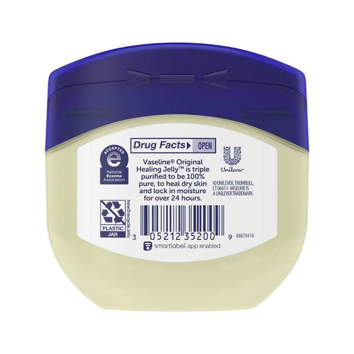 Vaseline - 100% Pure Petroleum Jelly, Original, Skin Protectant - 7.5 Oz - 36 Pack
