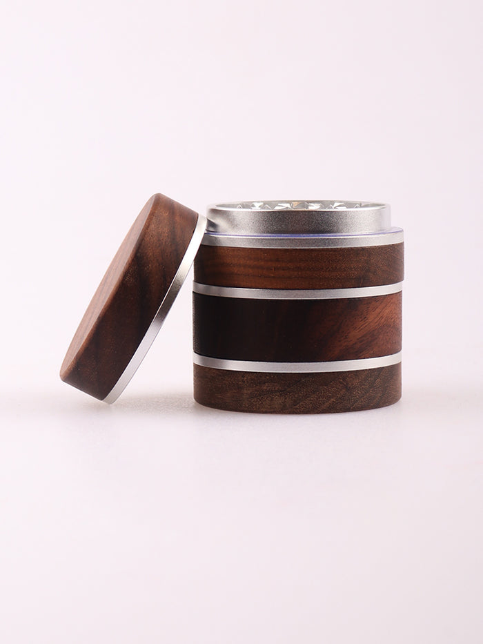 Walnut Silver Grinder 63mm 4pc | Silver-Image 4