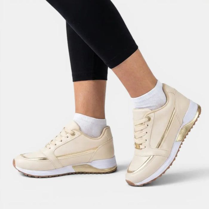 Women's breathable fabric orthopedic sports shoes by LondonLaneStore, featuring comfortable and elegant casual footwear design.