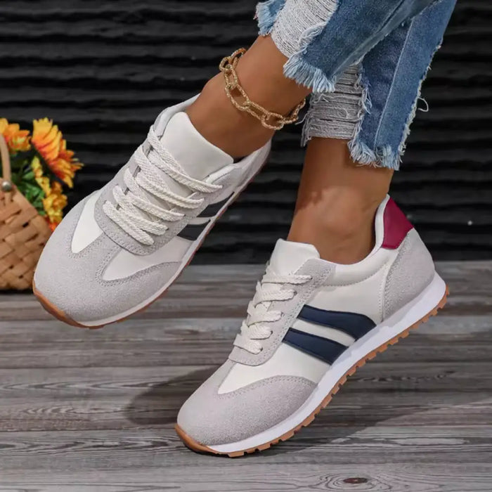 Women's soft leather slip-on sneakers by LondonLaneStore, lightweight and stylish orthopedic casual shoes for comfortable everyday wear.