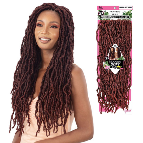 3X Modern Soft Loc 20" Crochet Braid by MAYDE BEAUTY