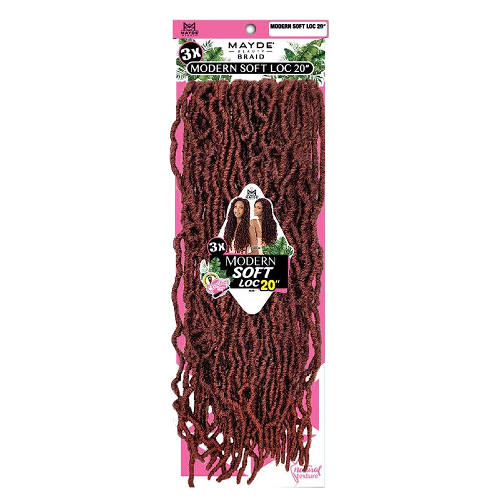 3X Modern Soft Loc 20" Crochet Braid by MAYDE BEAUTY