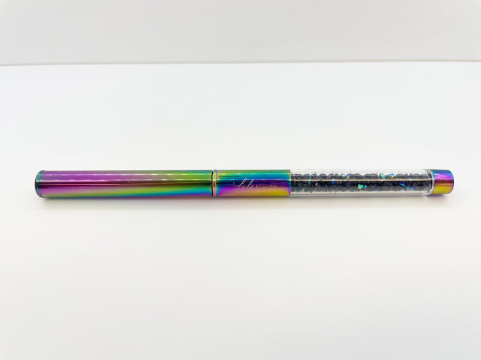 #4 Square Gel Brush - Oil Slick Handle | Lula Beauty