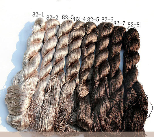400m Suzhou Embroidery Mulberry Silk Thread(^082)