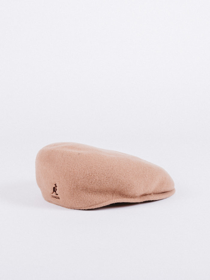 boina kangol 504 Cap Camel visera dura lana beige canguro